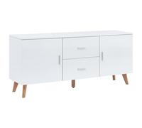 Buffet Blanc 160x40x70 Cm Mdf Blanc