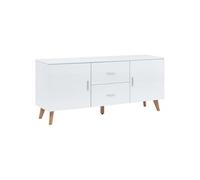 Buffet Blanc 160x40x70 cm MDF247305