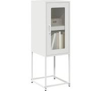 Buffet anthracite 36x39x107 cm acier laminé à froid meuble de rangement vidaXL