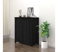 Buffet Blanc 40x35x80 cm Bois Massif de Pin Armoire Latérale Salon vidaXL