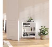 Buffet blanc 57x35x70 cm bois composite
