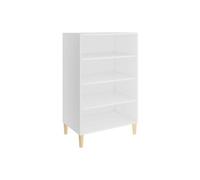 Buffet Blanc 57x35x90 cm Aggloméré