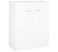 vidaXL Buffet, Meuble de Rangement avec Porte, Armoire de Rangement, Organisateur Salon Salle de Séjour Intérieur, Blanc 800729