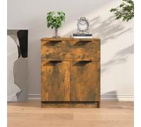 Buffet Blanc 60x30x70 cm Bois d'Ingénierie Salon Armoire de Rangement vidaXL