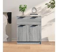 Buffet Blanc 60x30x70 cm Bois d'Ingénierie Salon Armoire de Rangement vidaXL