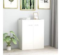 vidaXL Buffet, Meuble de Rangement avec Porte, Armoire de Rangement, Organisateur Salon Salle de Séjour Intérieur, Blanc 800729