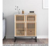 Vidaxl Buffet Blanc 60x30x75 Cm Bois D'ingénierie Blanc