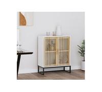 Buffet blanc 60x30x75 cm bois d'ingénierie352109