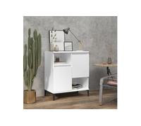 Buffet Blanc 60x35x70 cm Bois d ingénierie