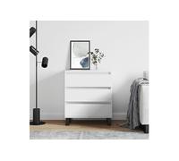 Buffet Blanc 60x35x70 cm Bois d'ingénierie