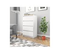 Buffet Blanc 60x35x98,5 cm Bois d ingénierie Blanc G