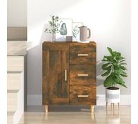 Buffet Blanc 69,5x34x90 cm Bois d'Ingénierie Armoire de Rangement vidaXL