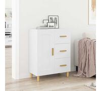 Buffet Blanc 69,5x34x90 cm Bois d'Ingénierie Armoire de Rangement vidaXL