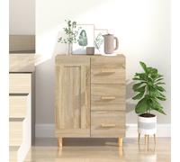 Buffet Blanc 69,5x34x90 cm Bois d'Ingénierie Armoire de Rangement vidaXL