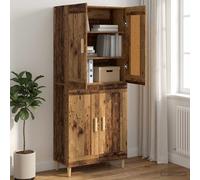 Buffet Blanc 69,5x34x90 cm Bois d'Ingénierie Armoire de Rangement vidaXL