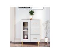 Buffet blanc 69,5x34x90 cm bois d'ingénierie812204