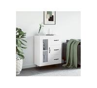 Buffet blanc 69,5x34x90 cm bois d'ingénierie828036