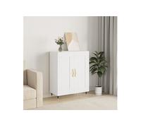 Buffet blanc 69,5x34x90 cm bois d'ingénierie830172