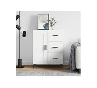 Buffet blanc 69,5x34x90 cm bois d'ingénierie830260
