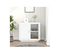 Vidaxl Buffet Blanc 80x40x75 Cm Blanc