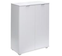 Buffet blanc ALBA avec portes Commode Meuble de rangement intérieur maison salon