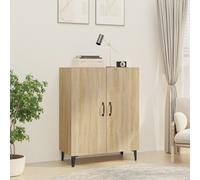 Vidaxl Buffet Chêne Sonoma 70x34x90 Cm Bois D'ingénierie Marron