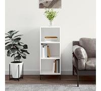 Buffet Blanc Moderne en Bois d'Ingénierie 90 cm de Haut, Meuble de Rangement Élégant pour Salon et Salle à Manger, 34.5x32.5x90 cm, Design Fonctionnel et Style Contemporain