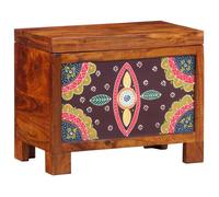 vidaXL Boîte de rangement Multicolore 50 x 30 x 40 cm Acacia massif