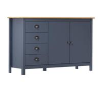 Buffet Bois de Pin Solide Armoire Latérale Meuble Rangement Multicolore vidaXL