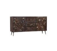 vidaXL Buffet Bois de récupération solide 160x40x80 cm245917 Brun G