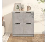 Buffet Bois d'Ingénierie Blanc 60x30x70 cm Armoire de Rangement Salon vidaXL