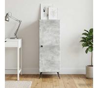 vidaXL Buffet Blanc brillant 33 x 34,5 x 90 cm Bois d'ingénierie