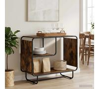 vidaXL Buffet Sonoma Gris 80 x 37,5 x 64,5 cm Bois d'ingénierie