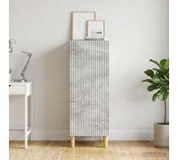 vidaXL Buffet Blanc brillant 33 x 34,5 x 90 cm Bois d'ingénierie