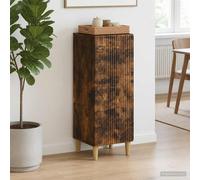 vidaXL Buffet Blanc brillant 33 x 34,5 x 90 cm Bois d'ingénierie