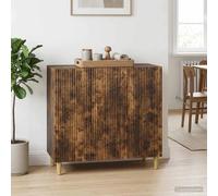 vidaXL Buffet Noir 89 x 34,5 x 80 cm Bois d'ingénierie