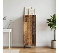 vidaXL Buffet Noir 34,5 x 33 x 92 cm Bois d'ingénierie, Meuble de Rangement Moderne pour Salon, Buffet rectangulaire, Bois agencé, intérieur Bien organisé