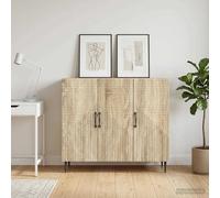 vidaXL Buffet Blanc brillant 89 x 34,5 x 80 cm Bois d'ingénierie