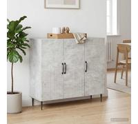 vidaXL Buffet Blanc brillant 89 x 34,5 x 80 cm Bois d'ingénierie