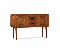 Buffet Bois massif avec finition en bois de Sesham 120x30x75 cm