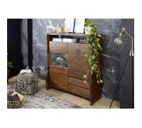 Buffet - Bois massif d'acacia laqué (Brun) - PURE EDGE 803