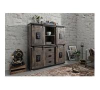 Buffet - Bois massif de manguier laqué (Taupe) - RAILWAY 225