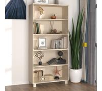 Buffet Bois Massif de Pin Gris Clair Armoire Latérale Meuble Rangement vidaXL