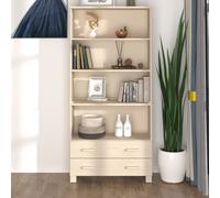 Buffet Bois Massif de Pin Marron Miel Armoire Latérale Meuble Rangement vidaXL