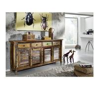 Buffet - Bois massif recyclé laqué (Multicolore) - Inspiration Ethnique - FABLE #17