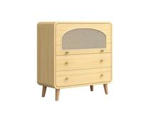 Buffet Buffet en rotin, armoire à porte simple et moderne, placard de cuisine à domicile, armoire de rangement avec armoire de buffet à porte Buffet avec Rangement ( Color : A , Size : 80*40*100cm )