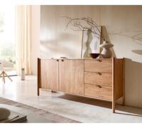 Buffet Caius 175 cm Acacia Aura 2 portes 3 tiroirs