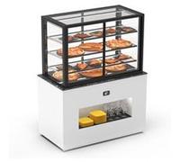 Buffet Chaud Série Integra Sahara avec Vitrine Supérieur Accès Arrière 1150 / 1720 mm Sayl