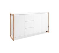 Buffet Chene artisan 3 portes 3 tiroirs 160 40 88 cm