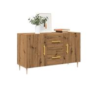 Buffet chêne artisanal 100x36x60 cm bois d ingénierie